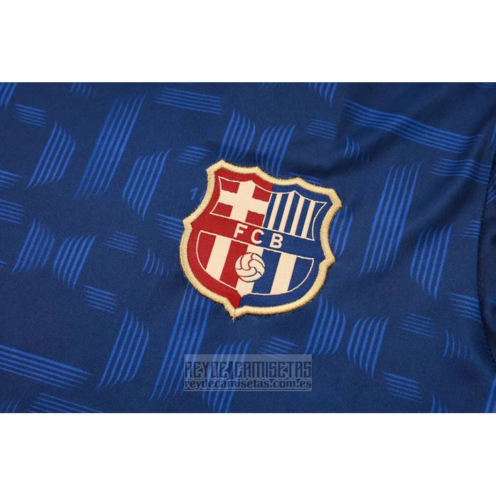 Chandal del Barcelona Manga Corta 2024-2025 Azul - Pantalon Corto
